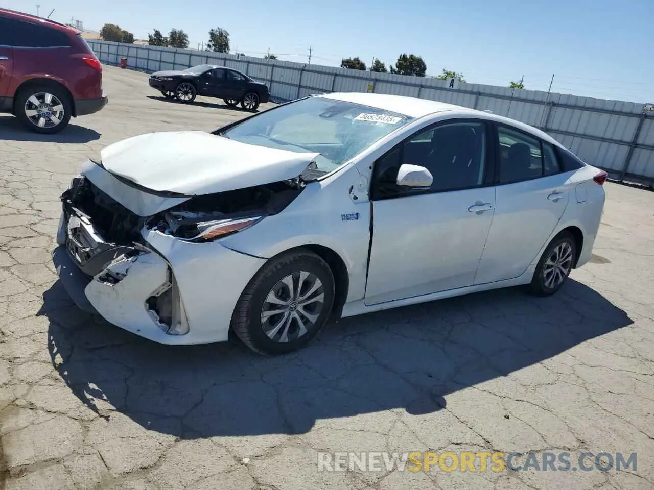 1 fotografías del automóvil dañado JTDKARFP2L3162861 TOYOTA PRIUS 2020