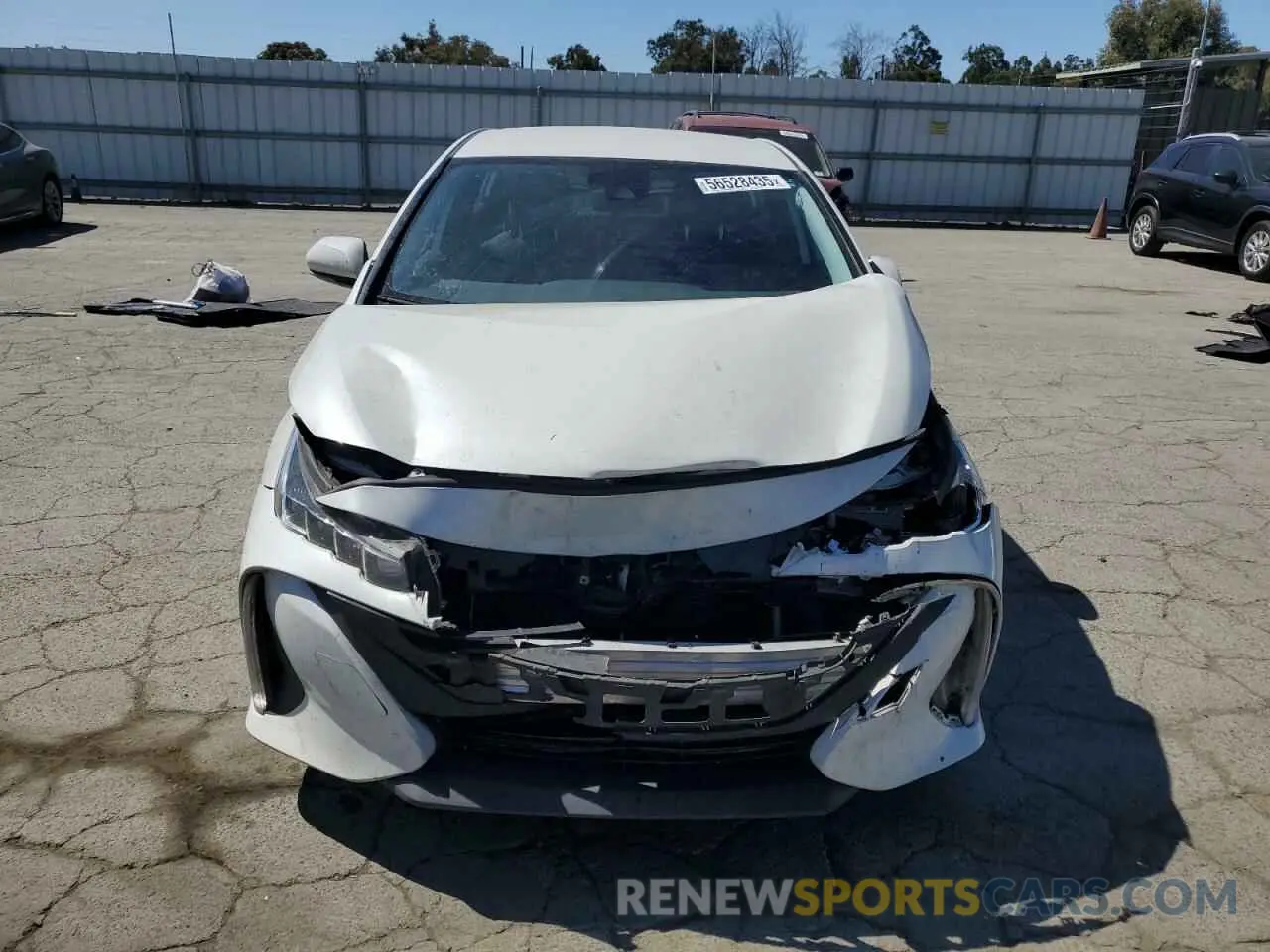 5 fotografías del automóvil dañado JTDKARFP2L3162861 TOYOTA PRIUS 2020