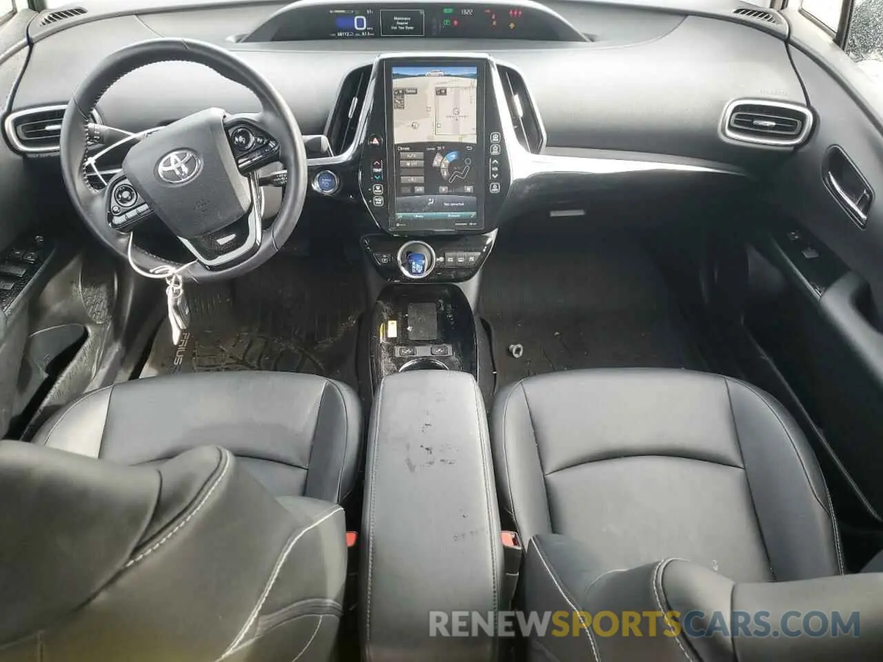 8 fotografías del automóvil dañado JTDKARFP3L3123499 TOYOTA PRIUS 2020