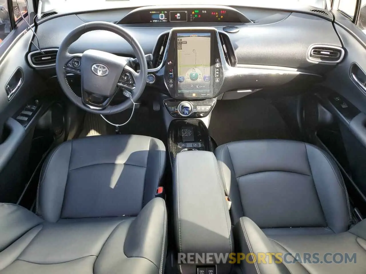 8 fotografías del automóvil dañado JTDKARFP3L3140500 TOYOTA PRIUS 2020