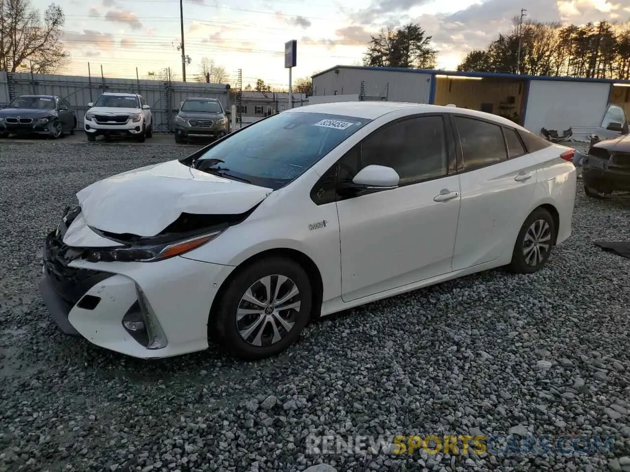 1 fotografías del automóvil dañado JTDKARFP3L3149536 TOYOTA PRIUS 2020
