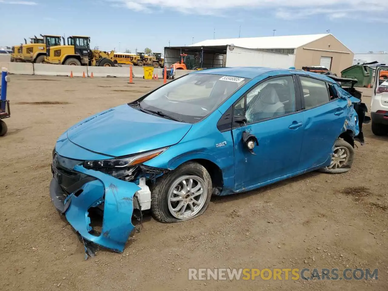 1 fotografías del automóvil dañado JTDKARFP4L3120241 TOYOTA PRIUS 2020