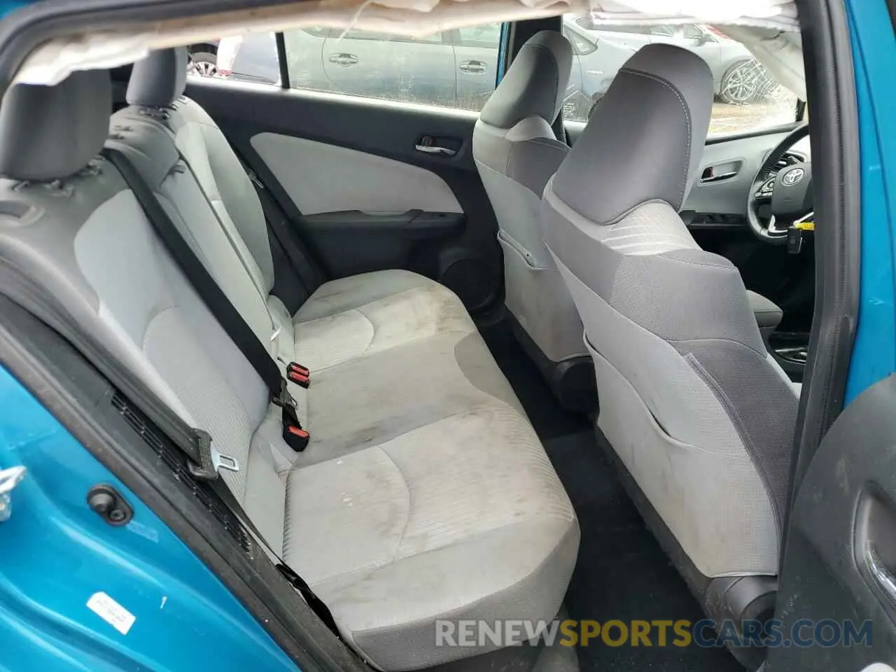 10 fotografías del automóvil dañado JTDKARFP4L3120241 TOYOTA PRIUS 2020