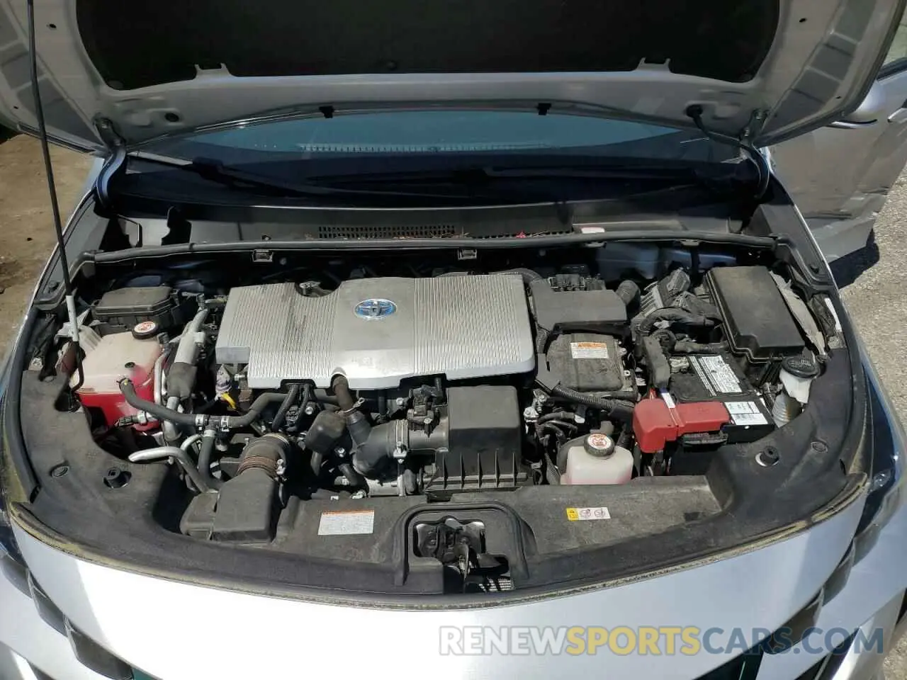 12 fotografías del automóvil dañado JTDKARFP4L3120613 TOYOTA PRIUS 2020