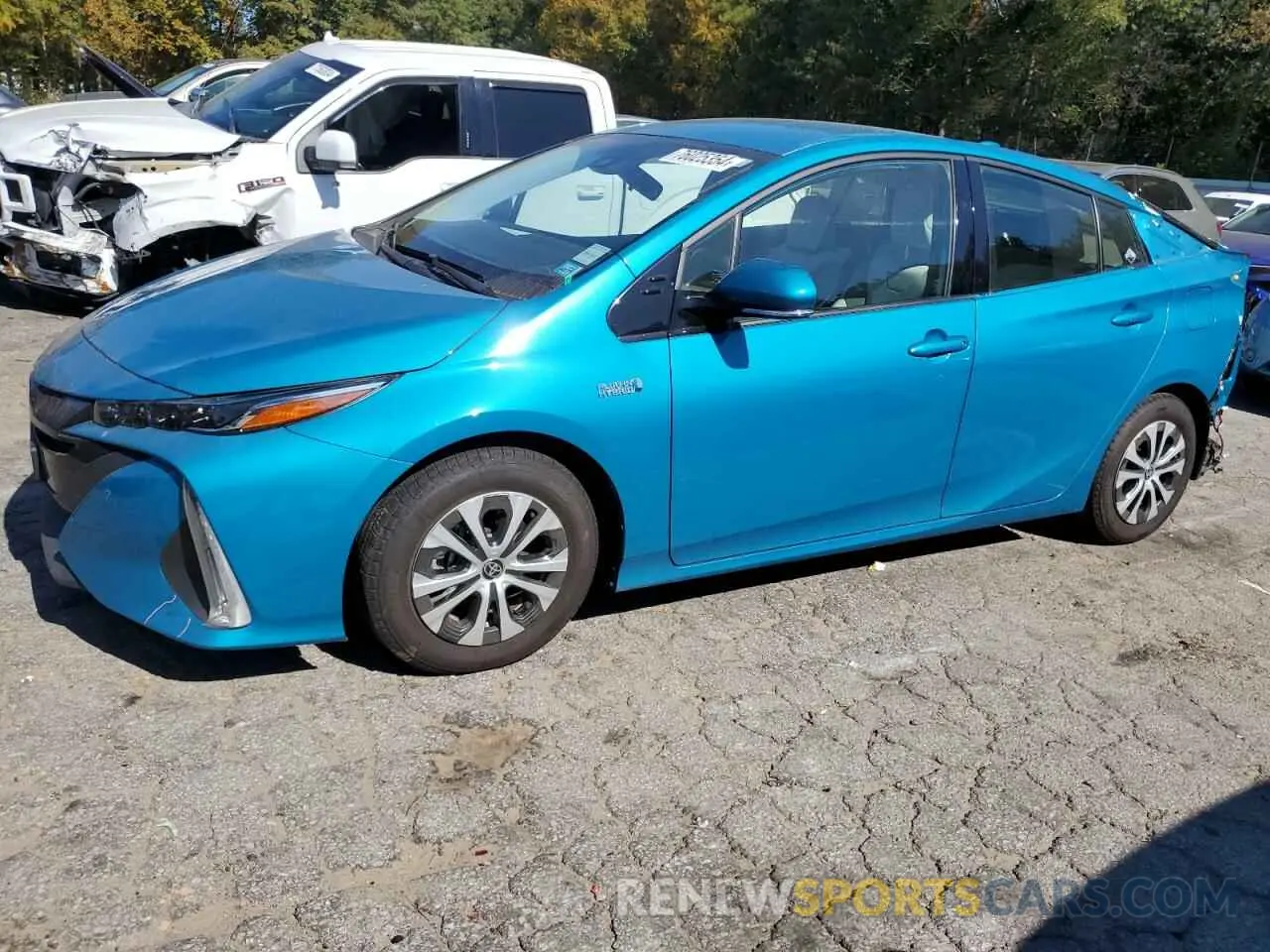 1 fotografías del automóvil dañado JTDKARFP4L3132633 TOYOTA PRIUS 2020