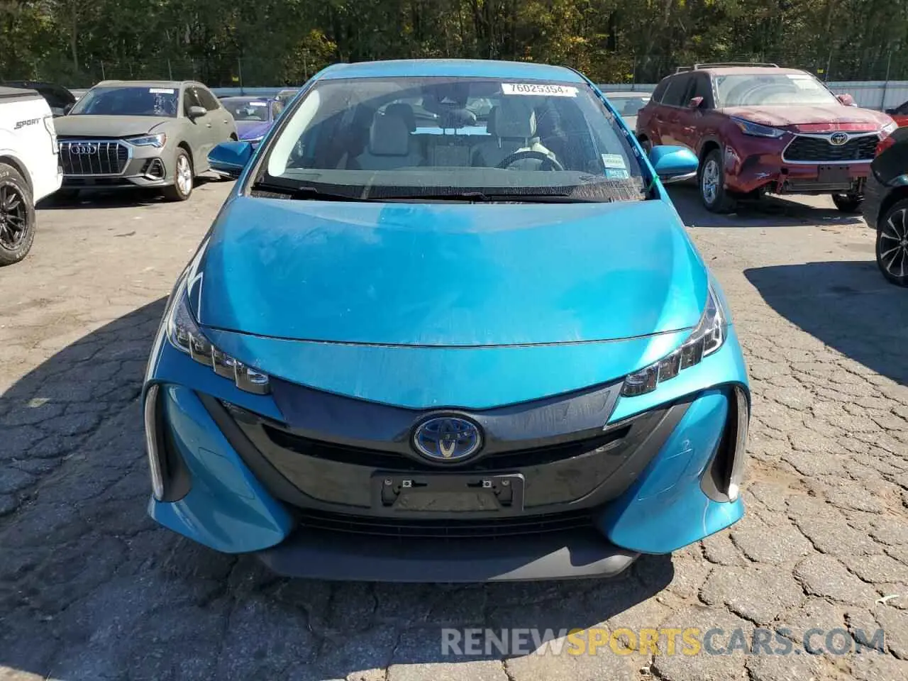 5 fotografías del automóvil dañado JTDKARFP4L3132633 TOYOTA PRIUS 2020
