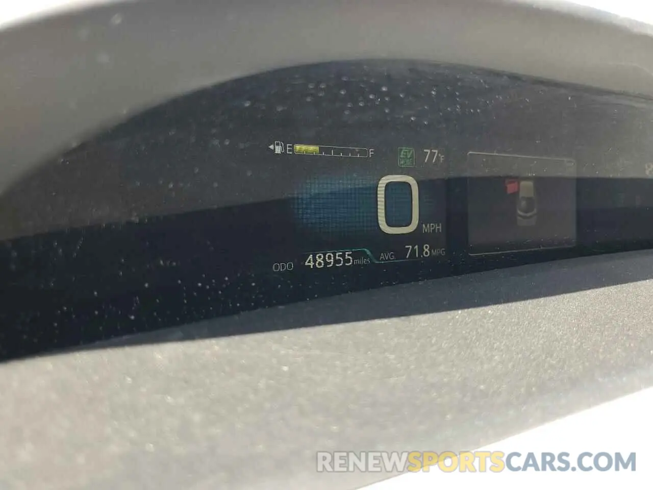 9 fotografías del automóvil dañado JTDKARFP4L3132633 TOYOTA PRIUS 2020