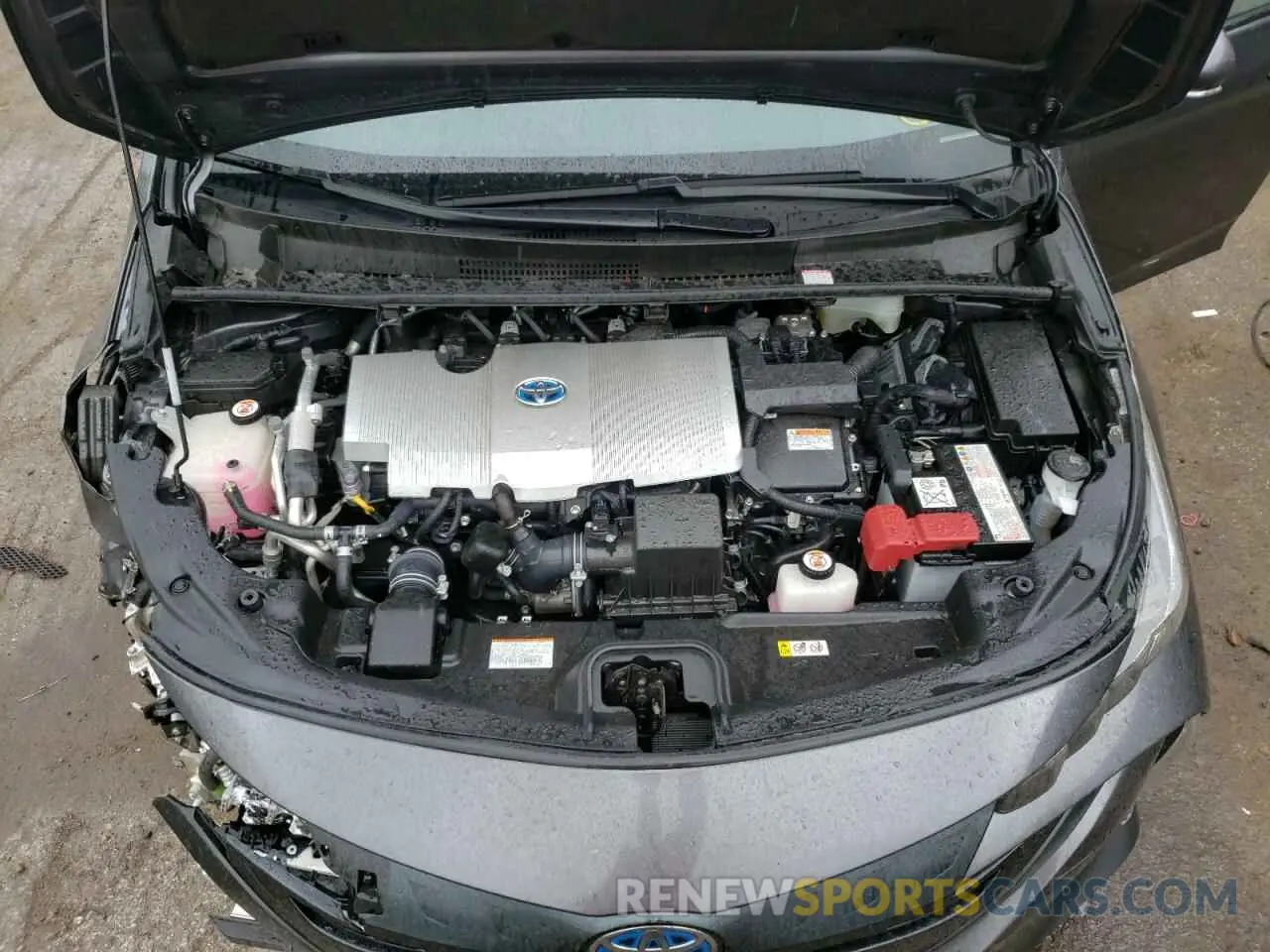 7 fotografías del automóvil dañado JTDKARFP4L3160383 TOYOTA PRIUS 2020