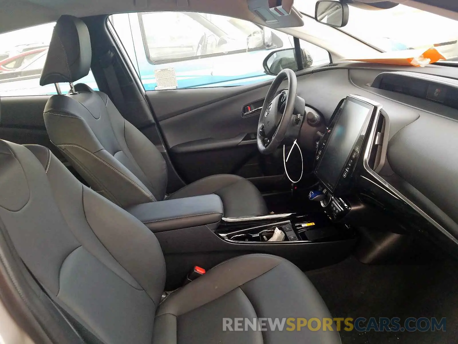 5 fotografías del automóvil dañado JTDKARFP5L3126128 TOYOTA PRIUS 2020