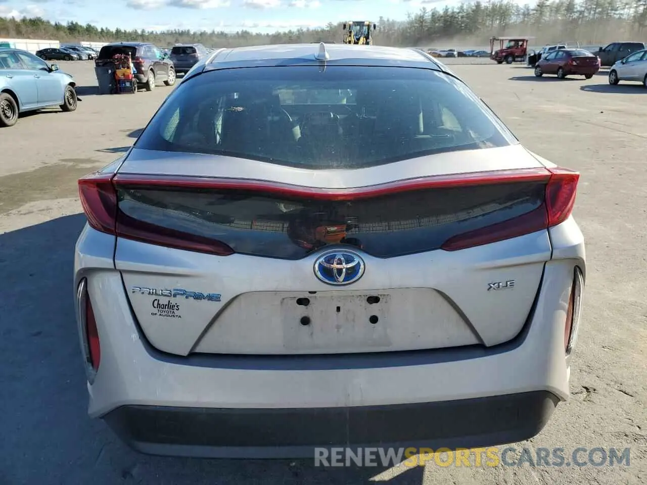 6 fotografías del automóvil dañado JTDKARFP5L3158559 TOYOTA PRIUS 2020
