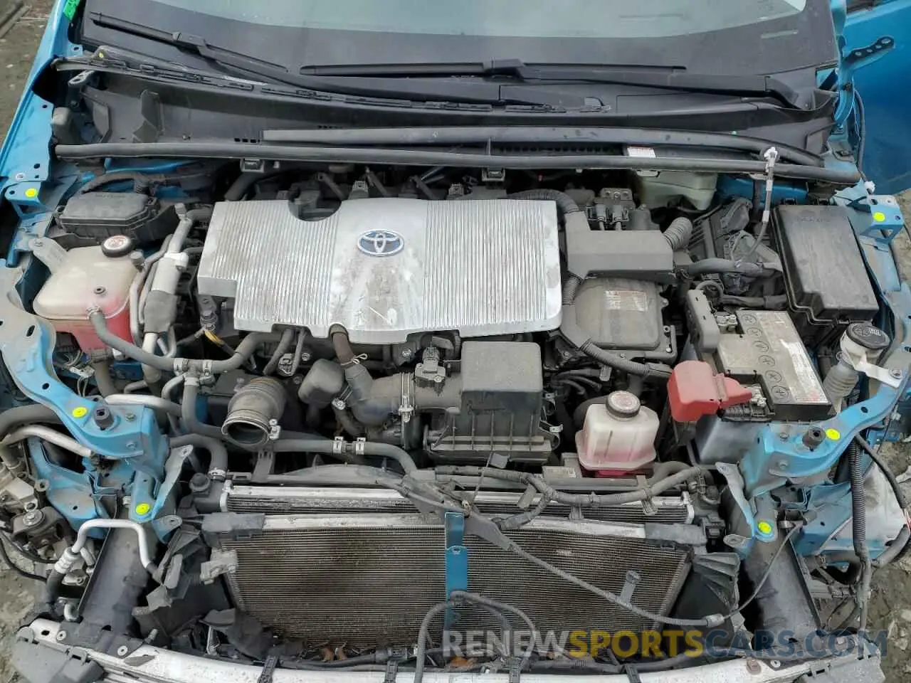 11 fotografías del automóvil dañado JTDKARFP5L3158657 TOYOTA PRIUS 2020
