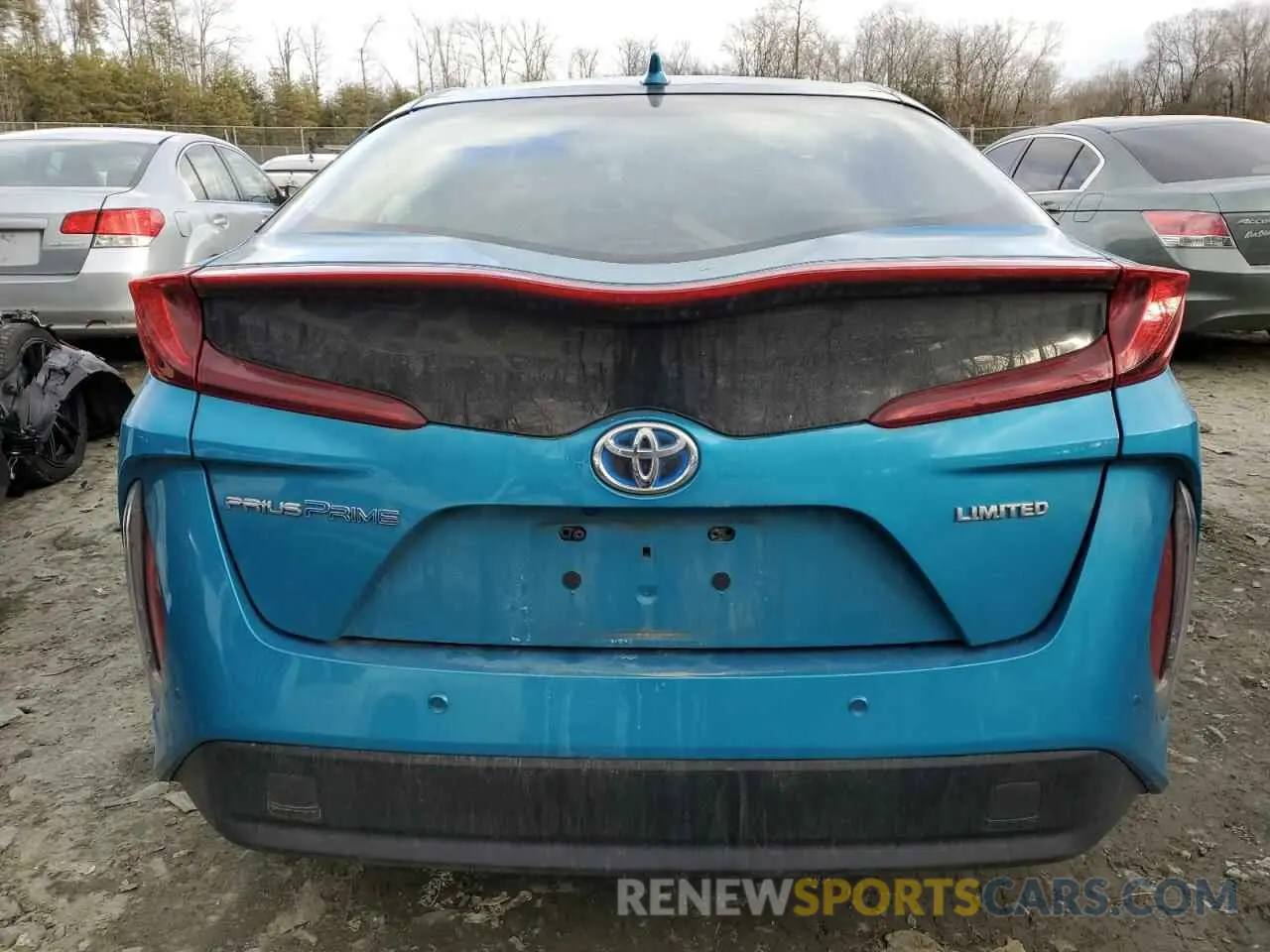 6 fotografías del automóvil dañado JTDKARFP5L3158657 TOYOTA PRIUS 2020