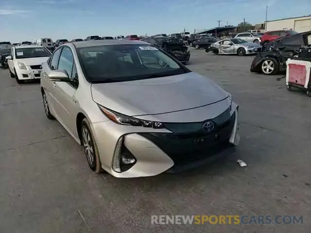 11 fotografías del automóvil dañado JTDKARFP7L3125014 TOYOTA PRIUS 2020