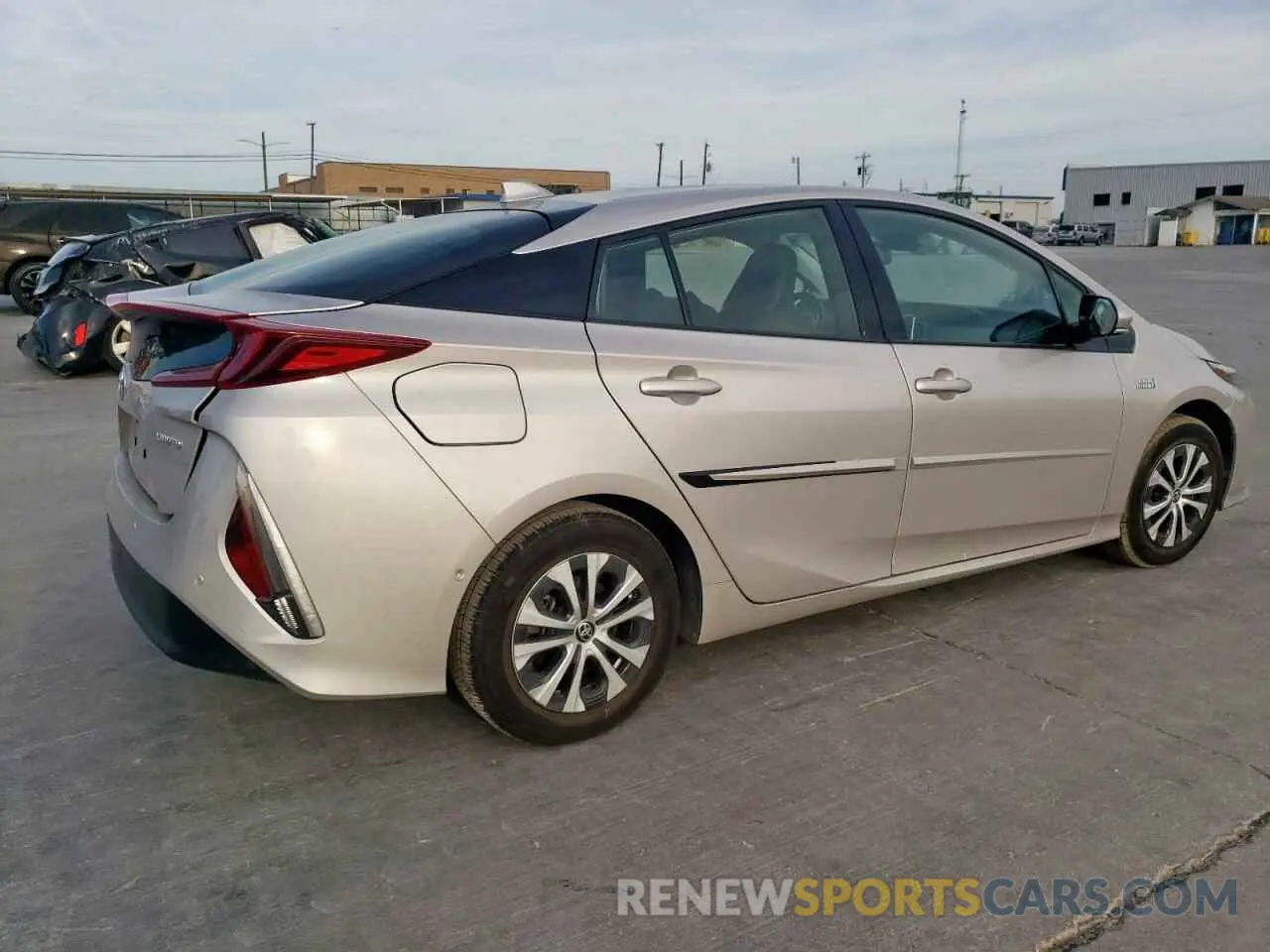 3 fotografías del automóvil dañado JTDKARFP7L3125014 TOYOTA PRIUS 2020