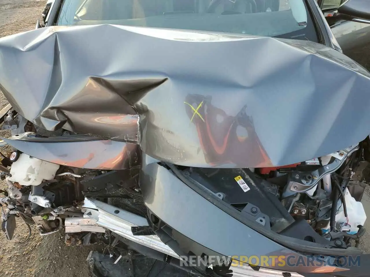 11 fotografías del automóvil dañado JTDKARFP7L3139334 TOYOTA PRIUS 2020