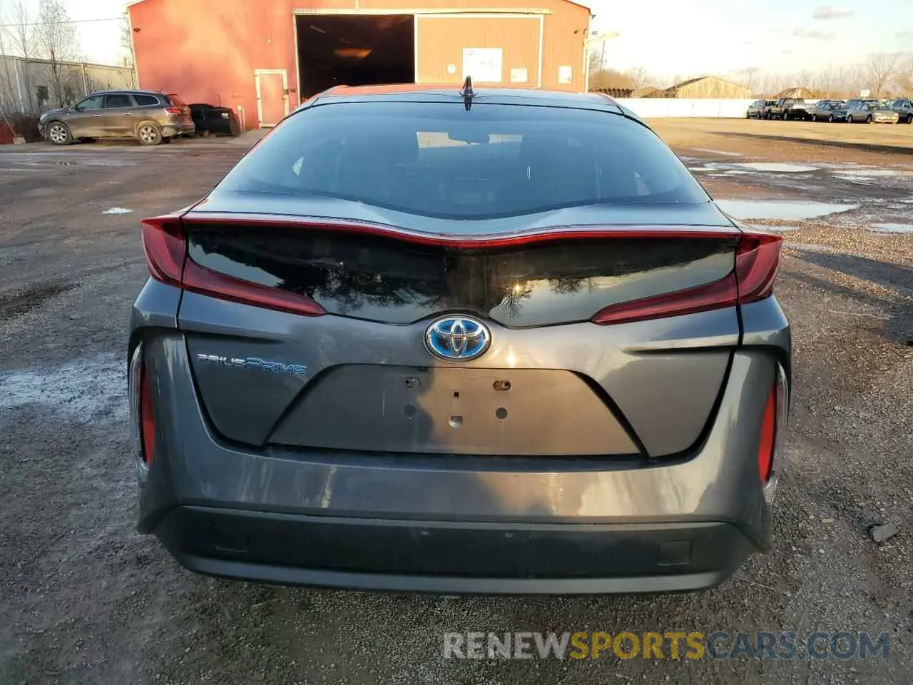 6 fotografías del automóvil dañado JTDKARFP7L3139334 TOYOTA PRIUS 2020