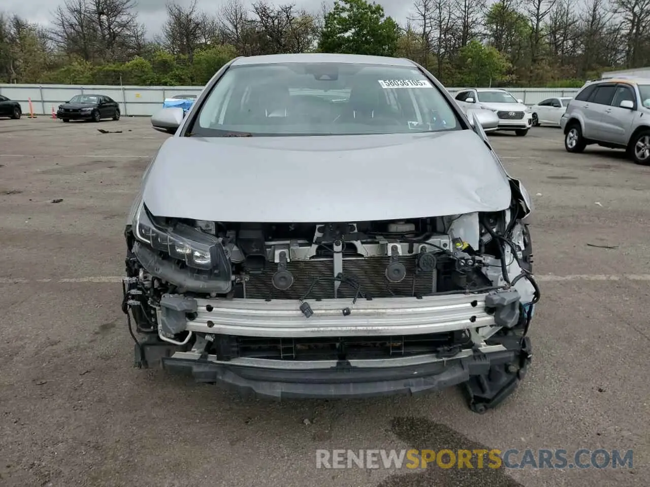 5 fotografías del automóvil dañado JTDKARFP7L3157705 TOYOTA PRIUS 2020