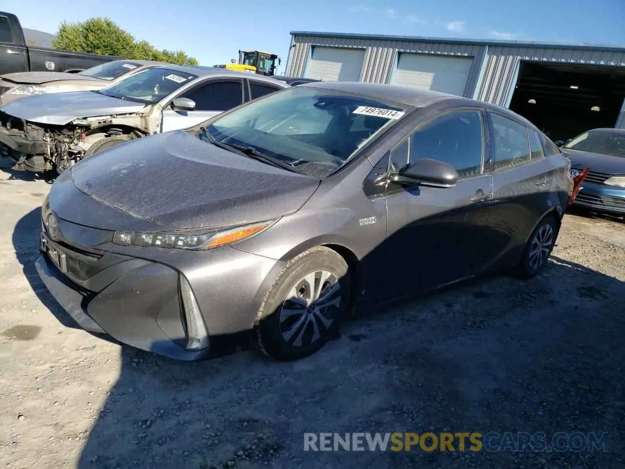 1 fotografías del automóvil dañado JTDKARFP8L3143571 TOYOTA PRIUS 2020
