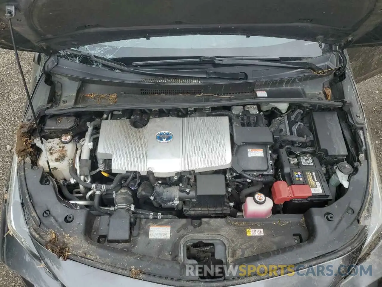 11 fotografías del automóvil dañado JTDKARFP8L3159320 TOYOTA PRIUS 2020