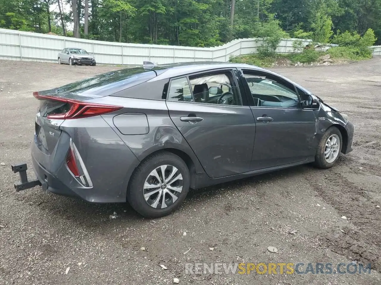 3 fotografías del automóvil dañado JTDKARFP8L3159320 TOYOTA PRIUS 2020