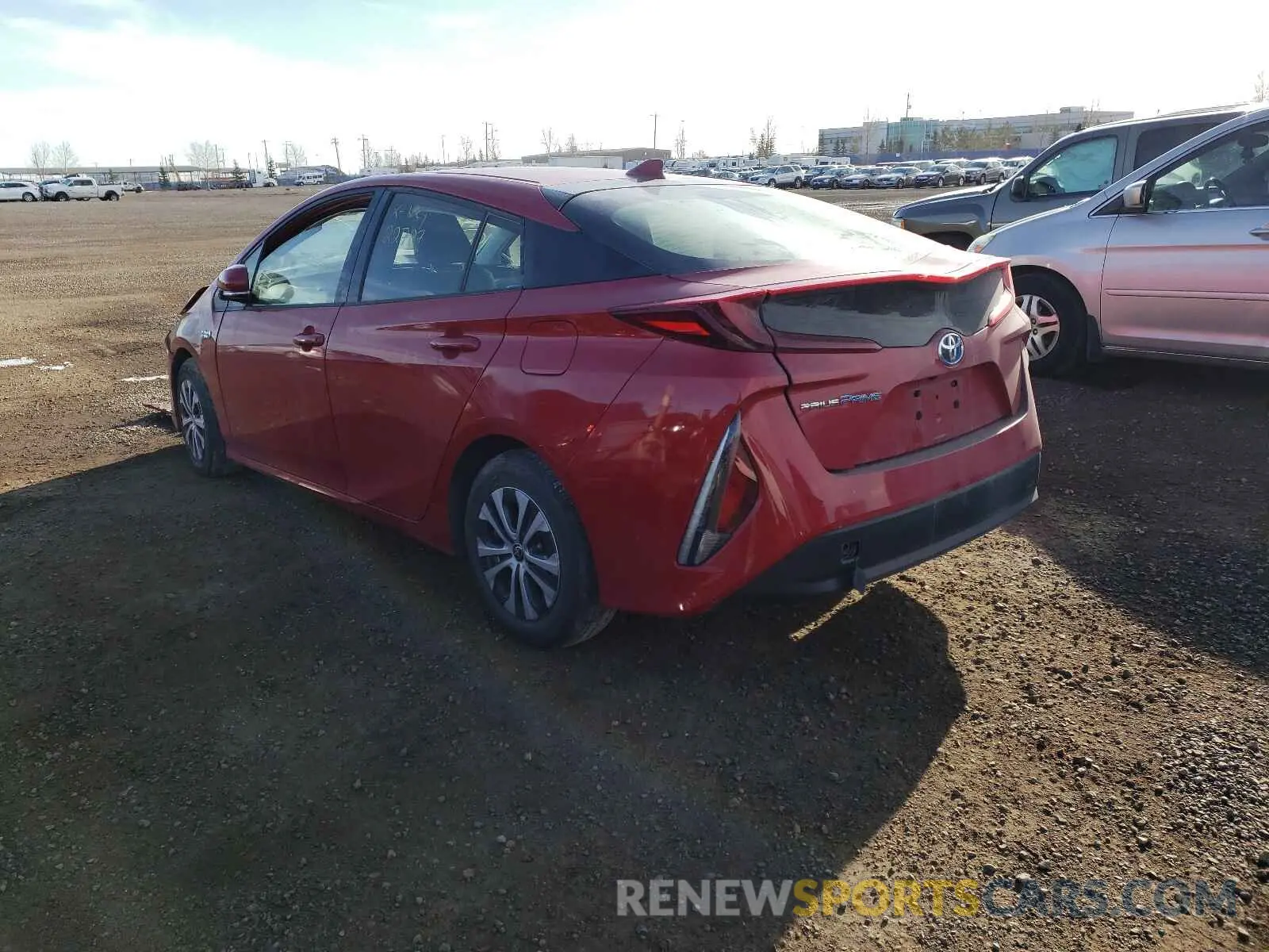 3 fotografías del automóvil dañado JTDKARFP9L3140890 TOYOTA PRIUS 2020