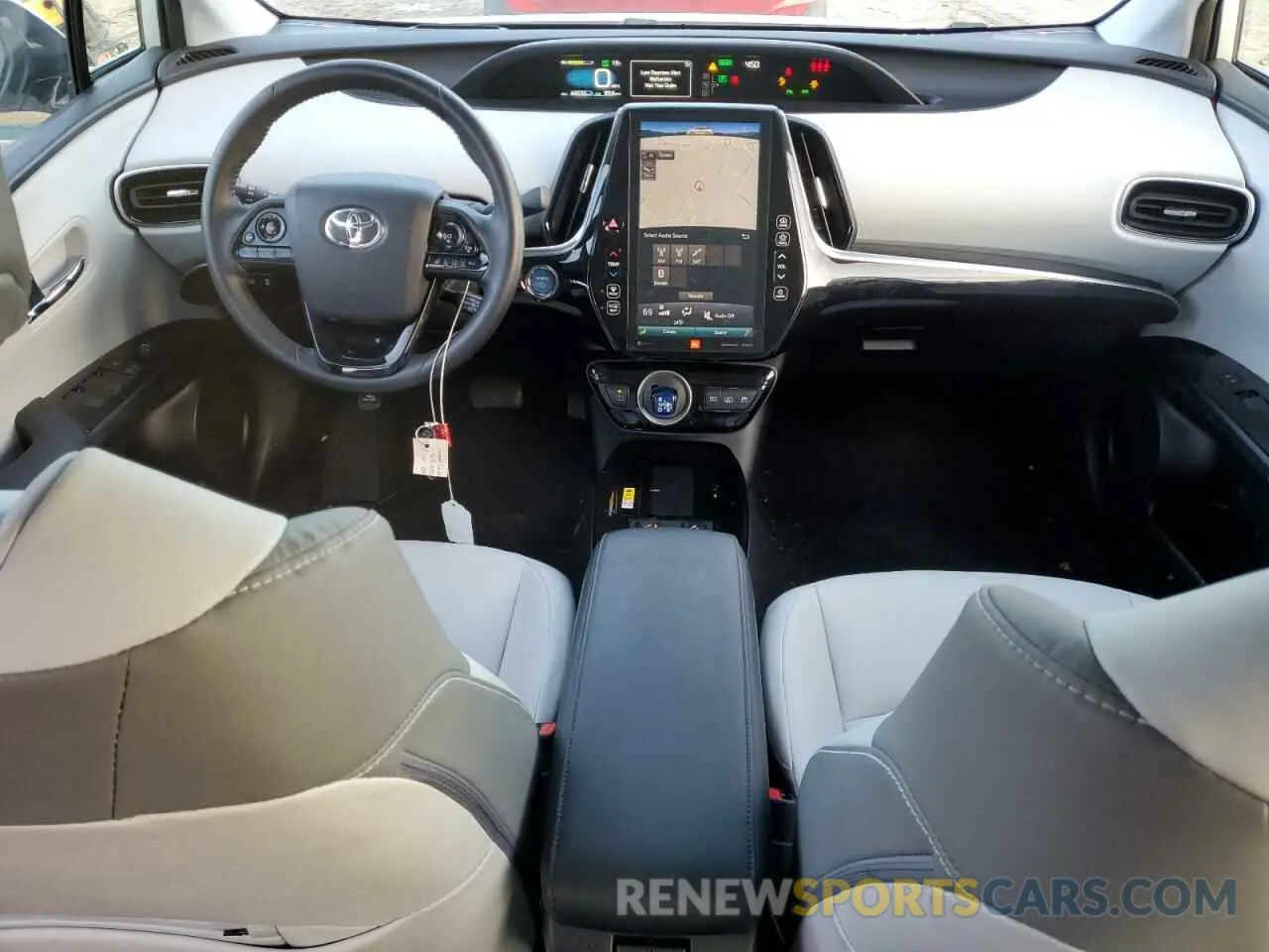 8 fotografías del automóvil dañado JTDKARFP9L3151159 TOYOTA PRIUS 2020