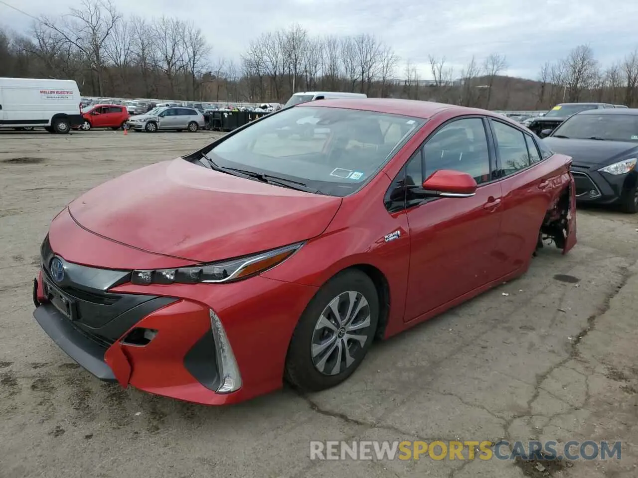 1 fotografías del automóvil dañado JTDKARFPXL3151834 TOYOTA PRIUS 2020