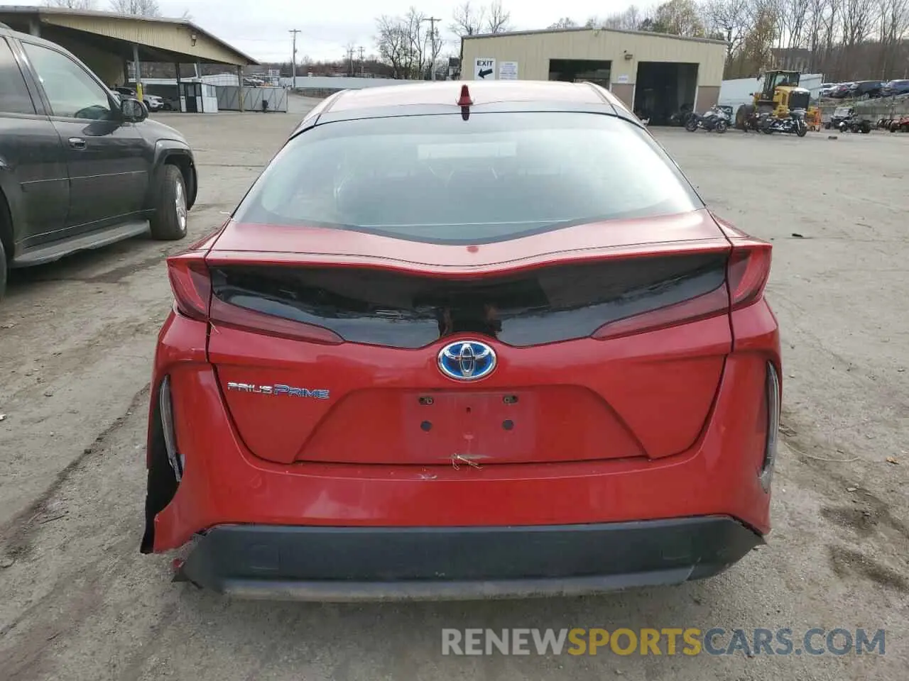 6 fotografías del automóvil dañado JTDKARFPXL3151834 TOYOTA PRIUS 2020