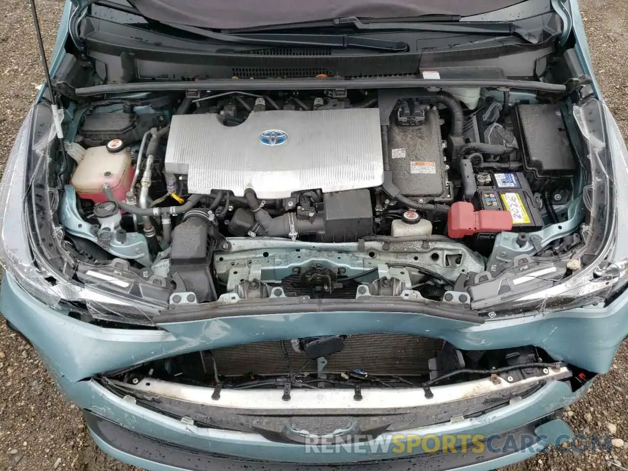 11 fotografías del automóvil dañado JTDKARFU0L3104611 TOYOTA PRIUS 2020