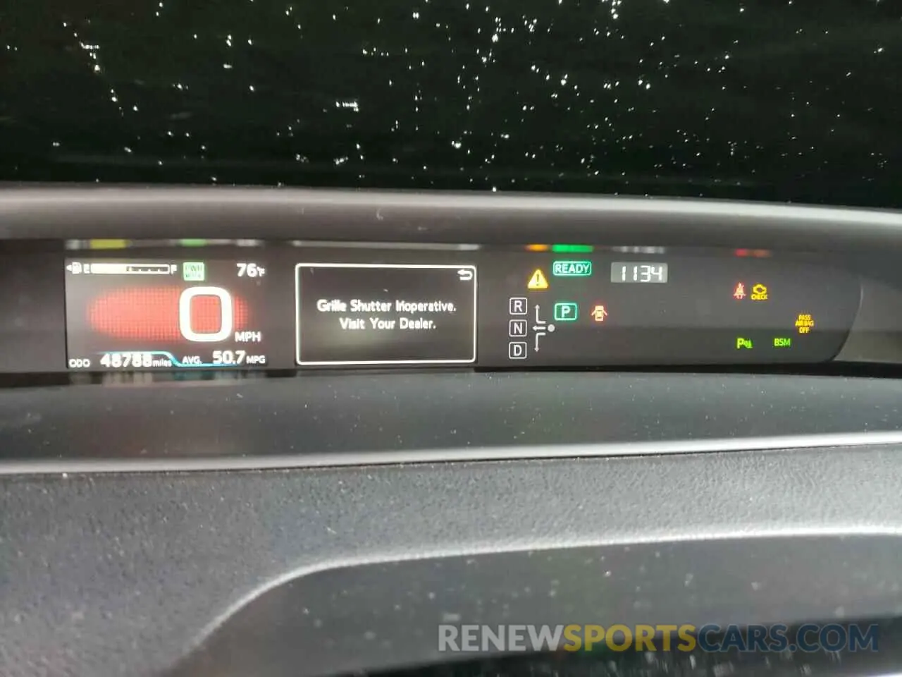 9 fotografías del automóvil dañado JTDKARFU0L3104611 TOYOTA PRIUS 2020