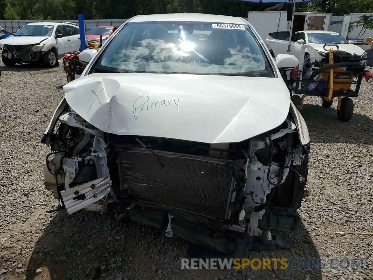 5 fotografías del automóvil dañado JTDKARFU0L3108349 TOYOTA PRIUS 2020