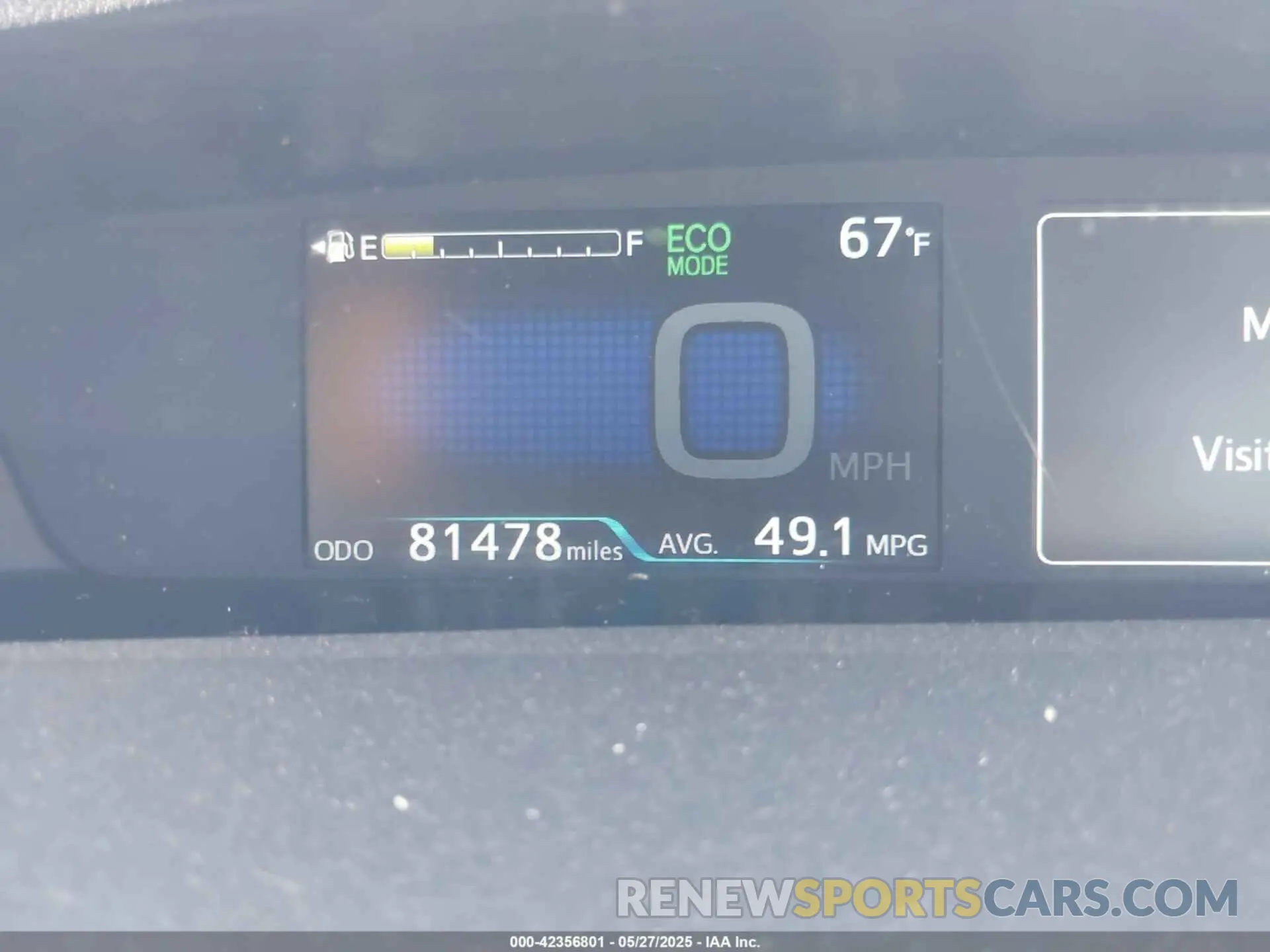15 fotografías del automóvil dañado JTDKARFU0L3109212 TOYOTA PRIUS 2020