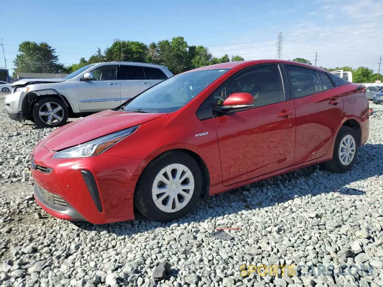 1 fotografías del automóvil dañado JTDKARFU0L3113762 TOYOTA PRIUS 2020