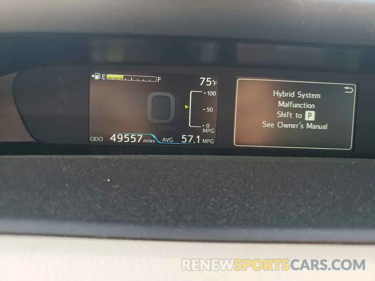 9 fotografías del automóvil dañado JTDKARFU0L3113762 TOYOTA PRIUS 2020