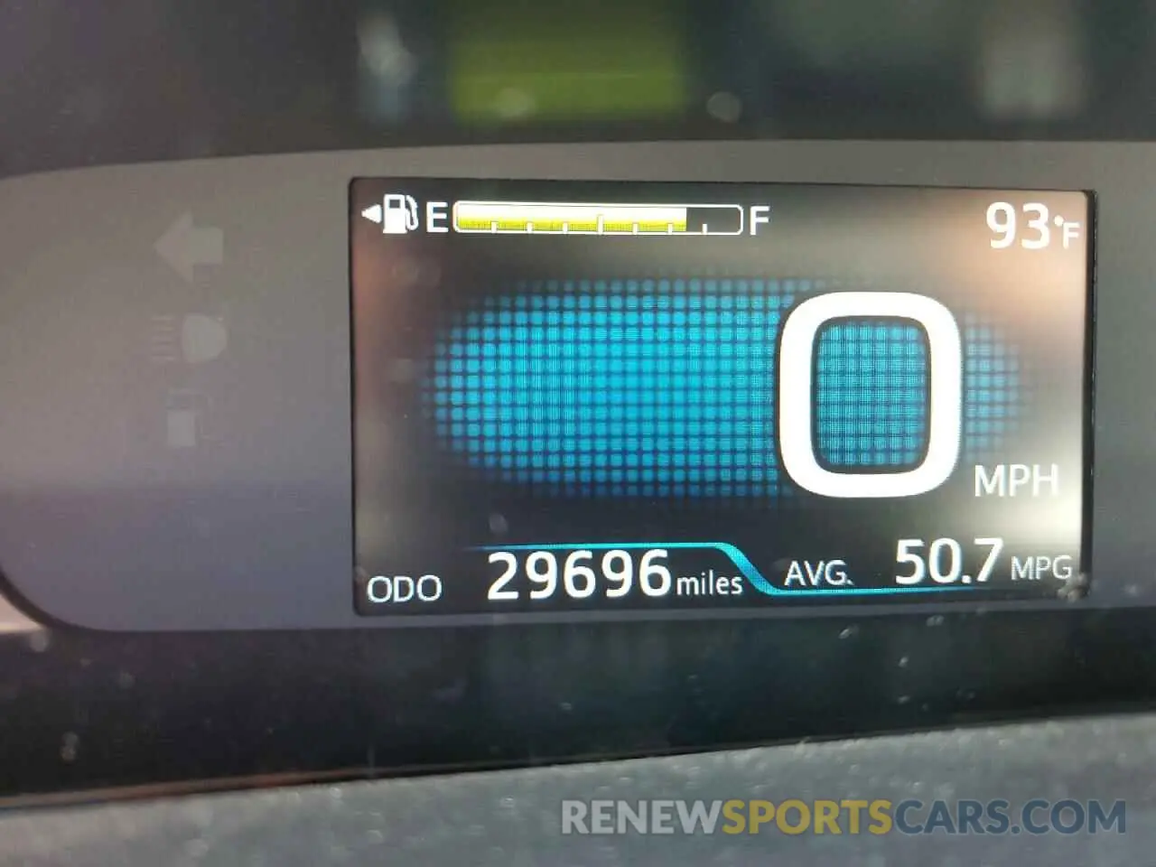 9 fotografías del automóvil dañado JTDKARFU0L3122302 TOYOTA PRIUS 2020