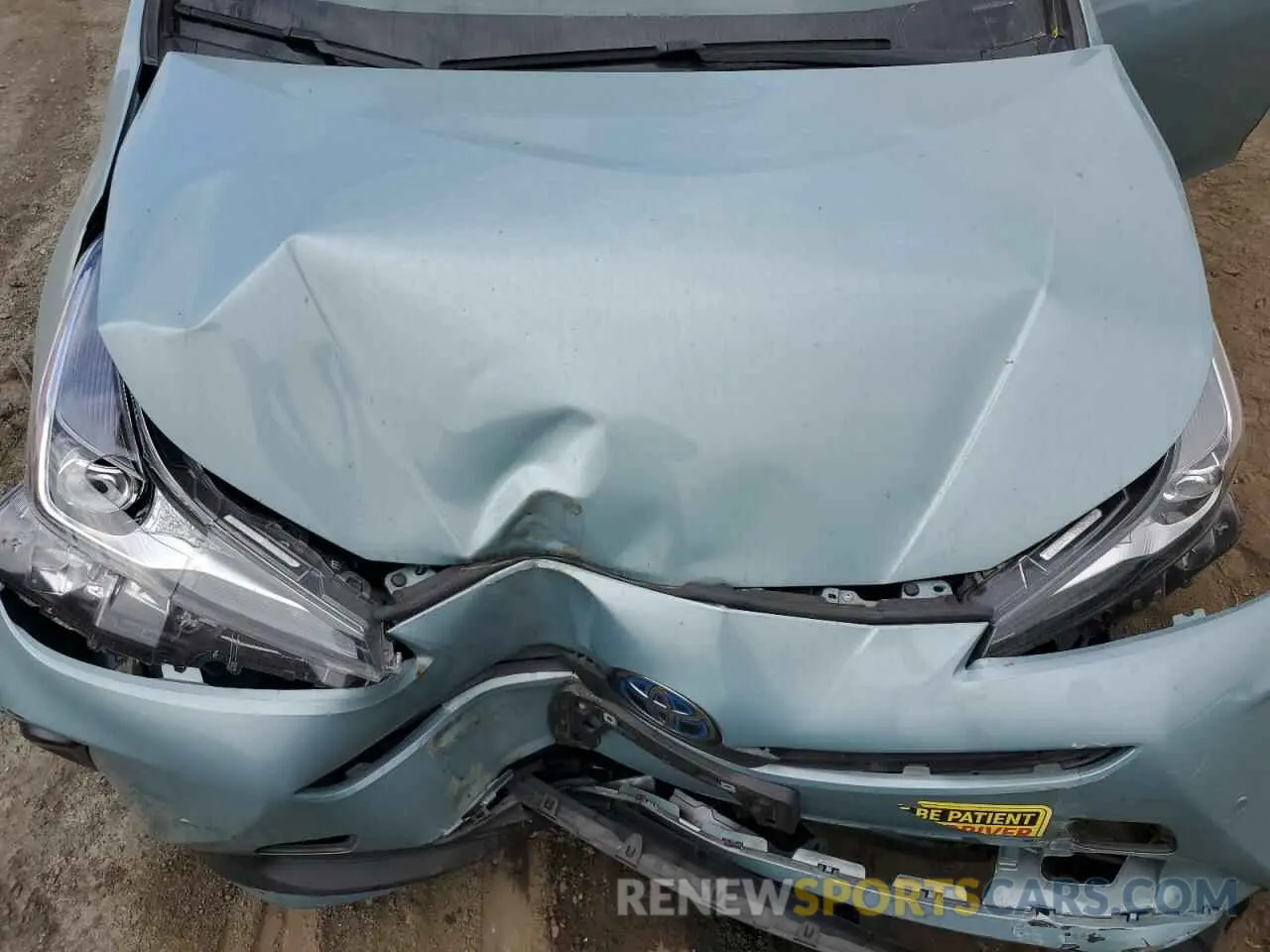 11 fotografías del automóvil dañado JTDKARFU1L3111180 TOYOTA PRIUS 2020