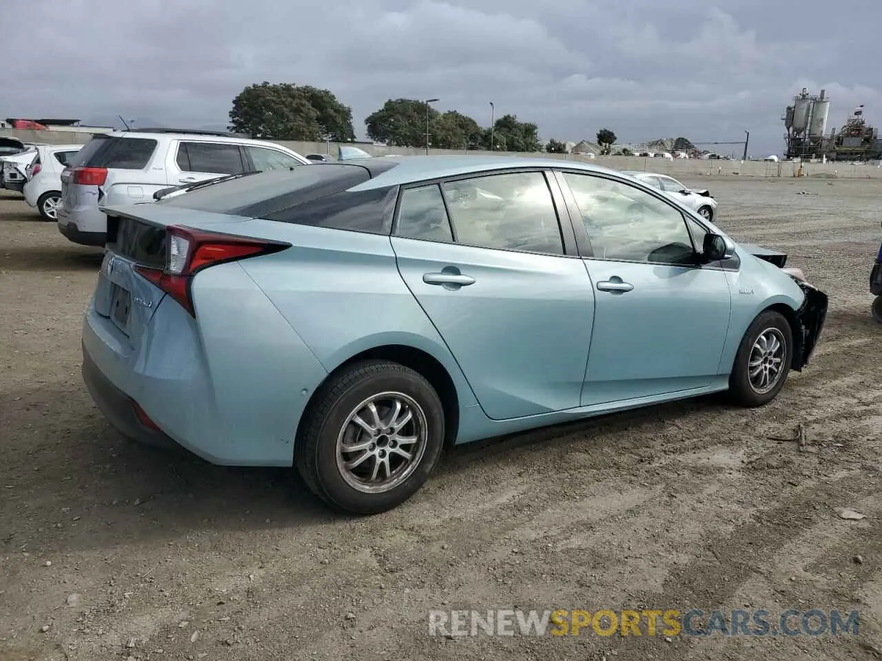3 fotografías del automóvil dañado JTDKARFU1L3111180 TOYOTA PRIUS 2020