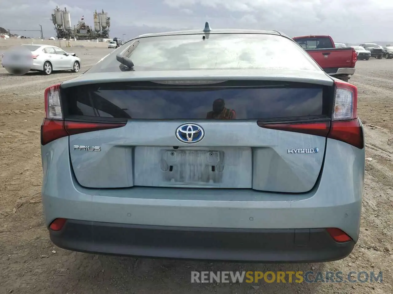 6 fotografías del automóvil dañado JTDKARFU1L3111180 TOYOTA PRIUS 2020