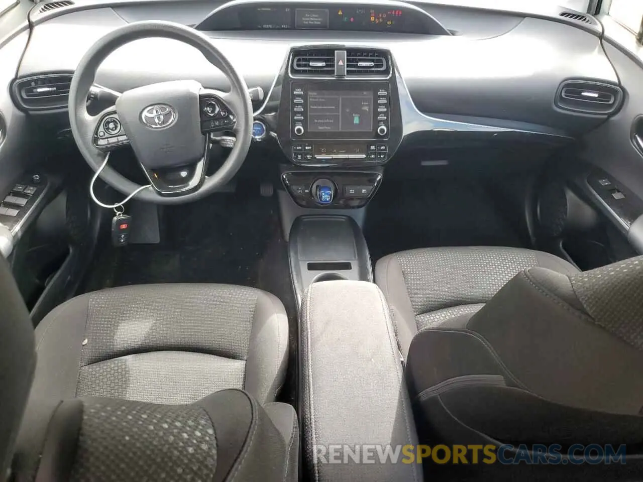 8 fotografías del automóvil dañado JTDKARFU1L3111180 TOYOTA PRIUS 2020