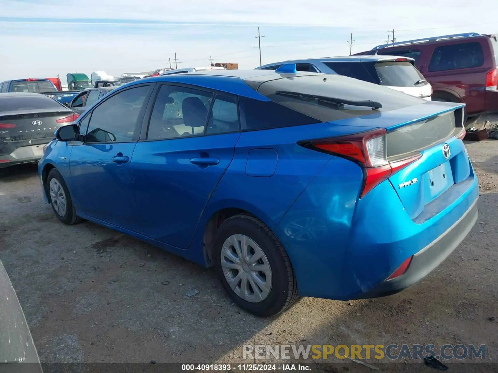 15 fotografías del automóvil dañado JTDKARFU1L3117738 TOYOTA PRIUS 2020