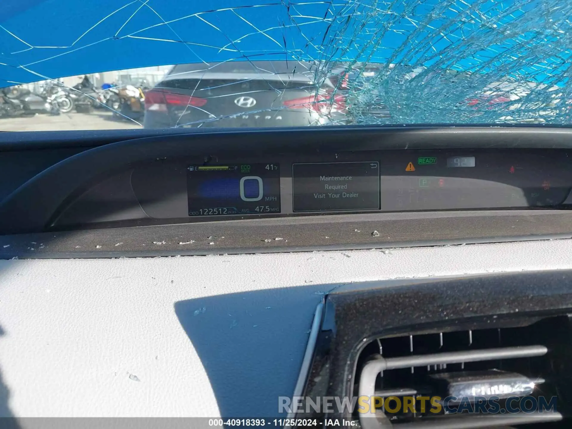 7 fotografías del automóvil dañado JTDKARFU1L3117738 TOYOTA PRIUS 2020