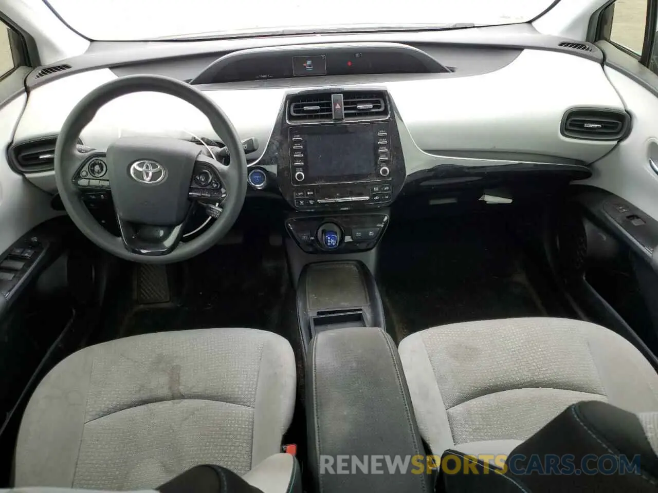 8 fotografías del automóvil dañado JTDKARFU1L3120705 TOYOTA PRIUS 2020