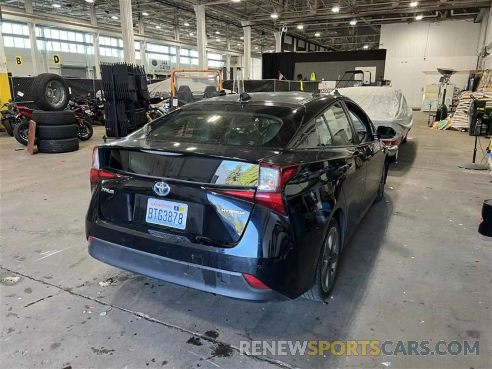 10 fotografías del automóvil dañado JTDKARFU2L3115366 TOYOTA PRIUS 2020