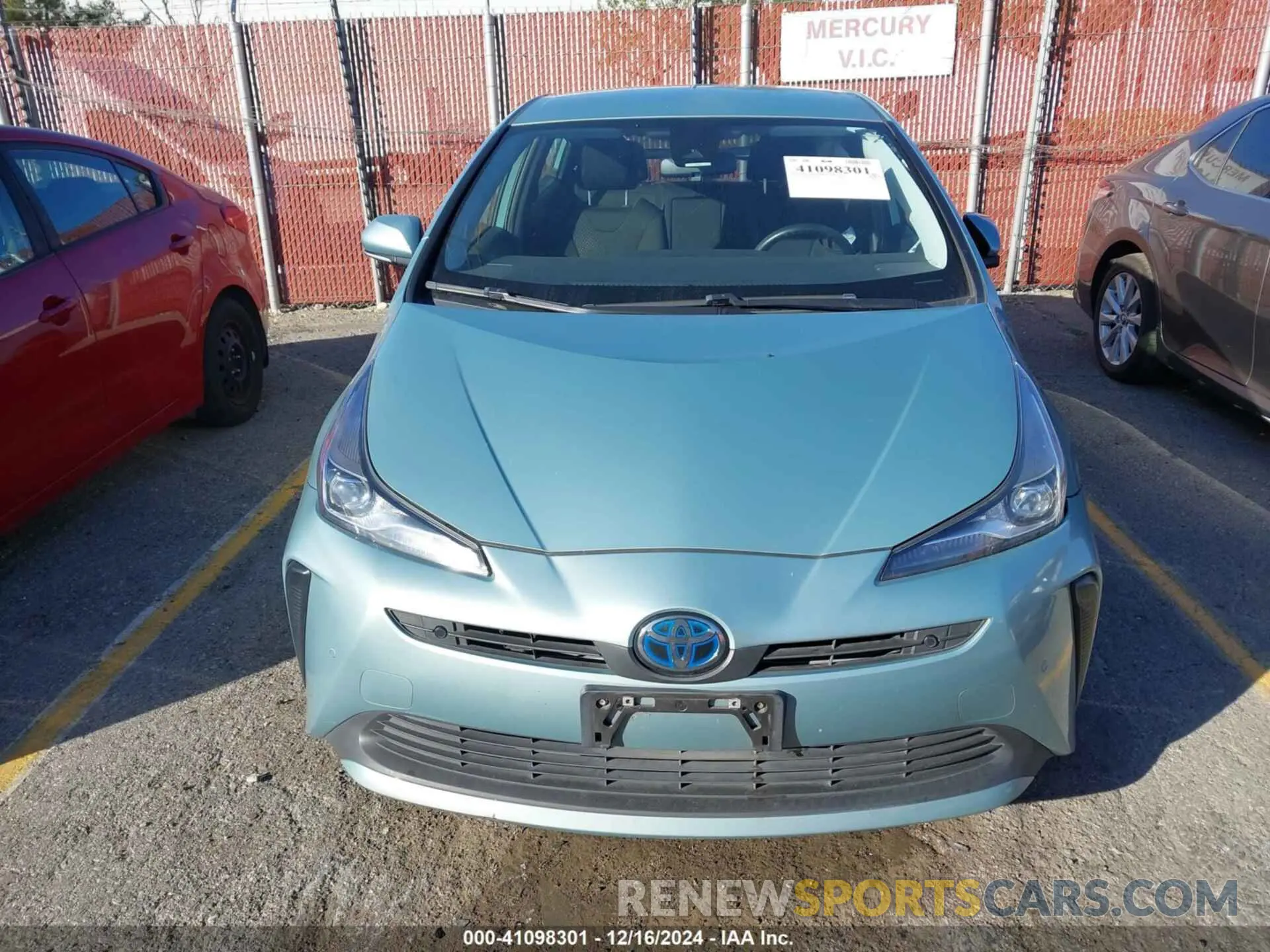 12 fotografías del automóvil dañado JTDKARFU2L3118302 TOYOTA PRIUS 2020