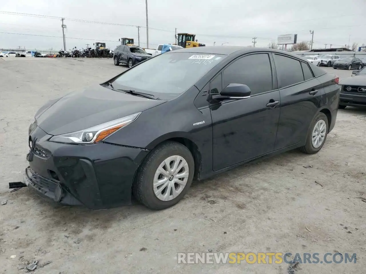 1 fotografías del automóvil dañado JTDKARFU2L3121118 TOYOTA PRIUS 2020