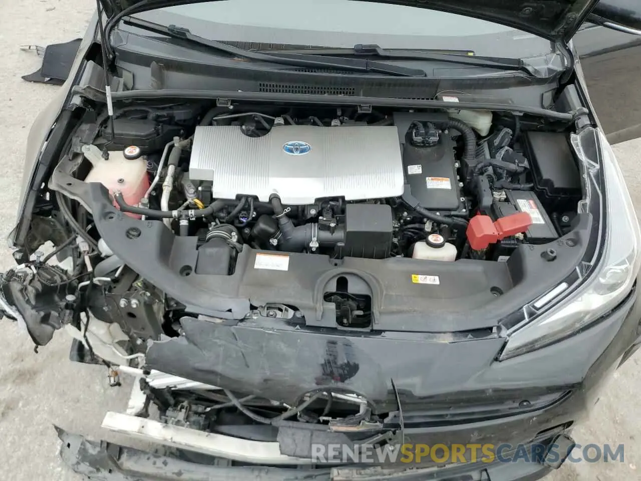 13 fotografías del automóvil dañado JTDKARFU2L3121118 TOYOTA PRIUS 2020