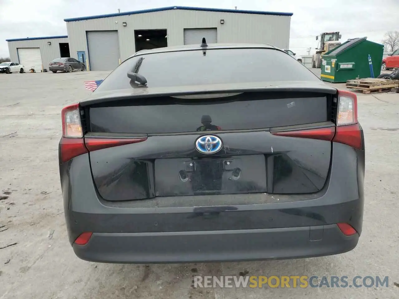 6 fotografías del automóvil dañado JTDKARFU2L3121118 TOYOTA PRIUS 2020