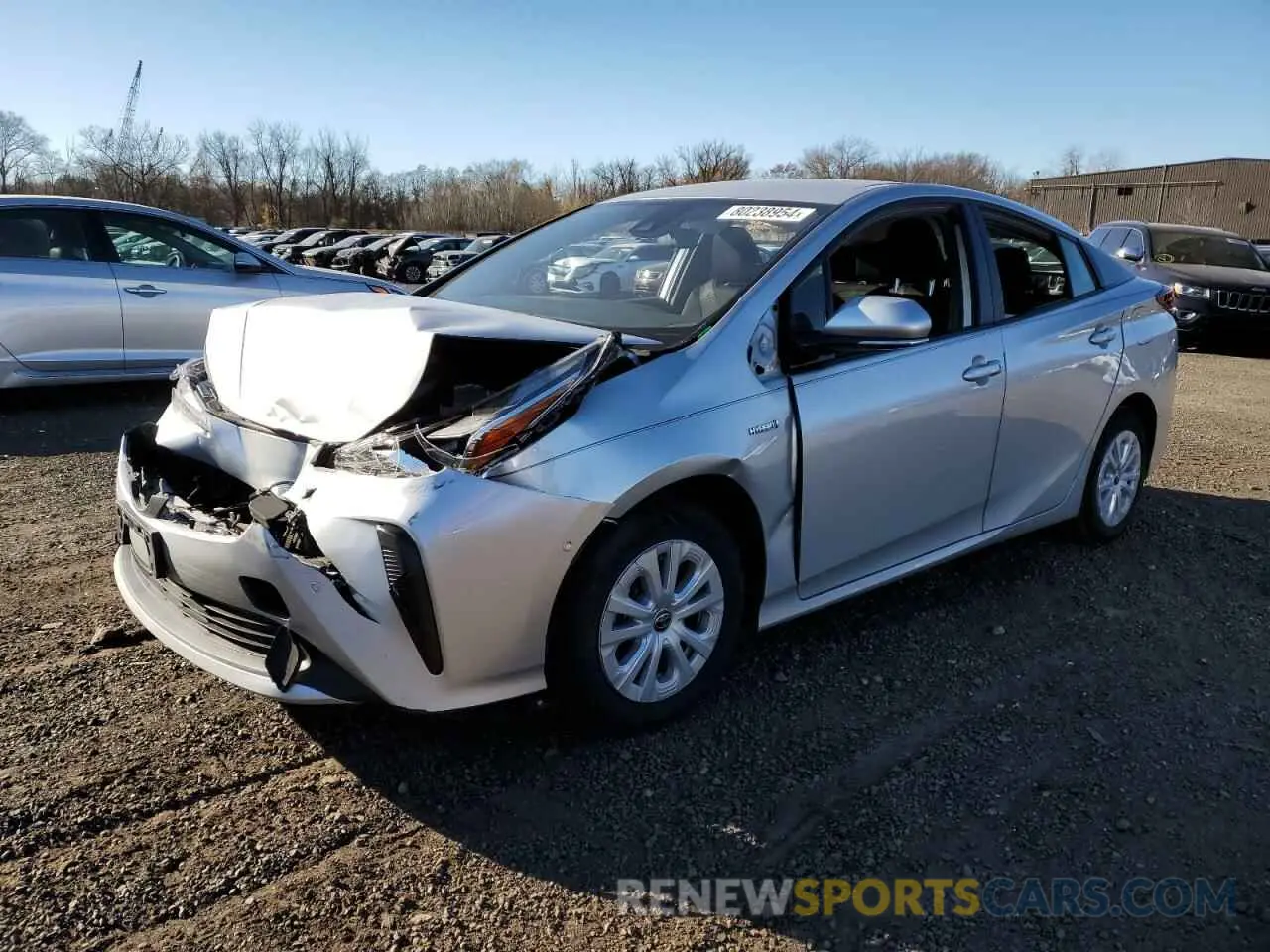 1 fotografías del automóvil dañado JTDKARFU2L3125508 TOYOTA PRIUS 2020