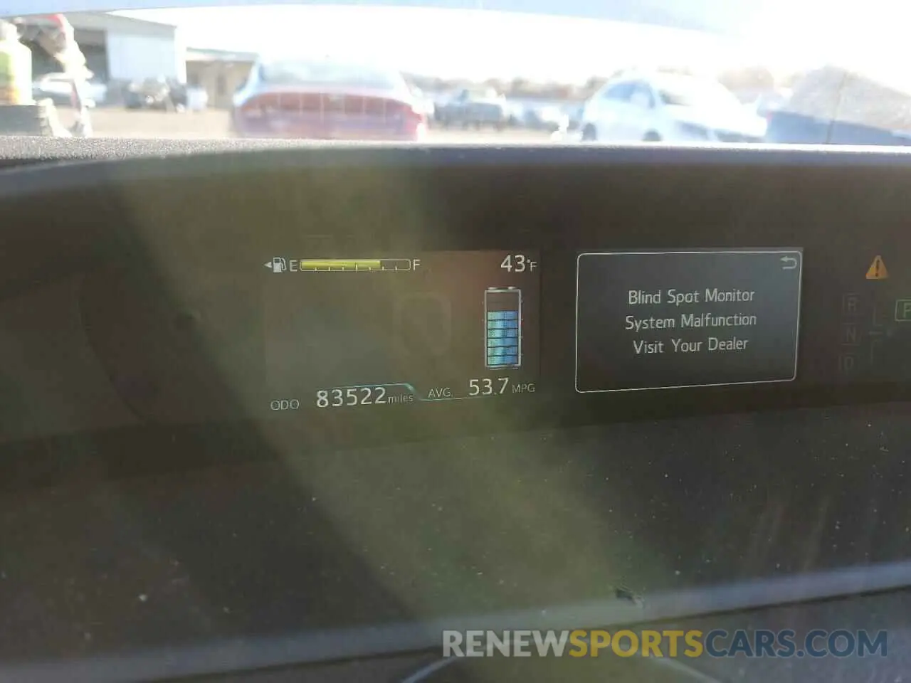 9 fotografías del automóvil dañado JTDKARFU2L3125508 TOYOTA PRIUS 2020