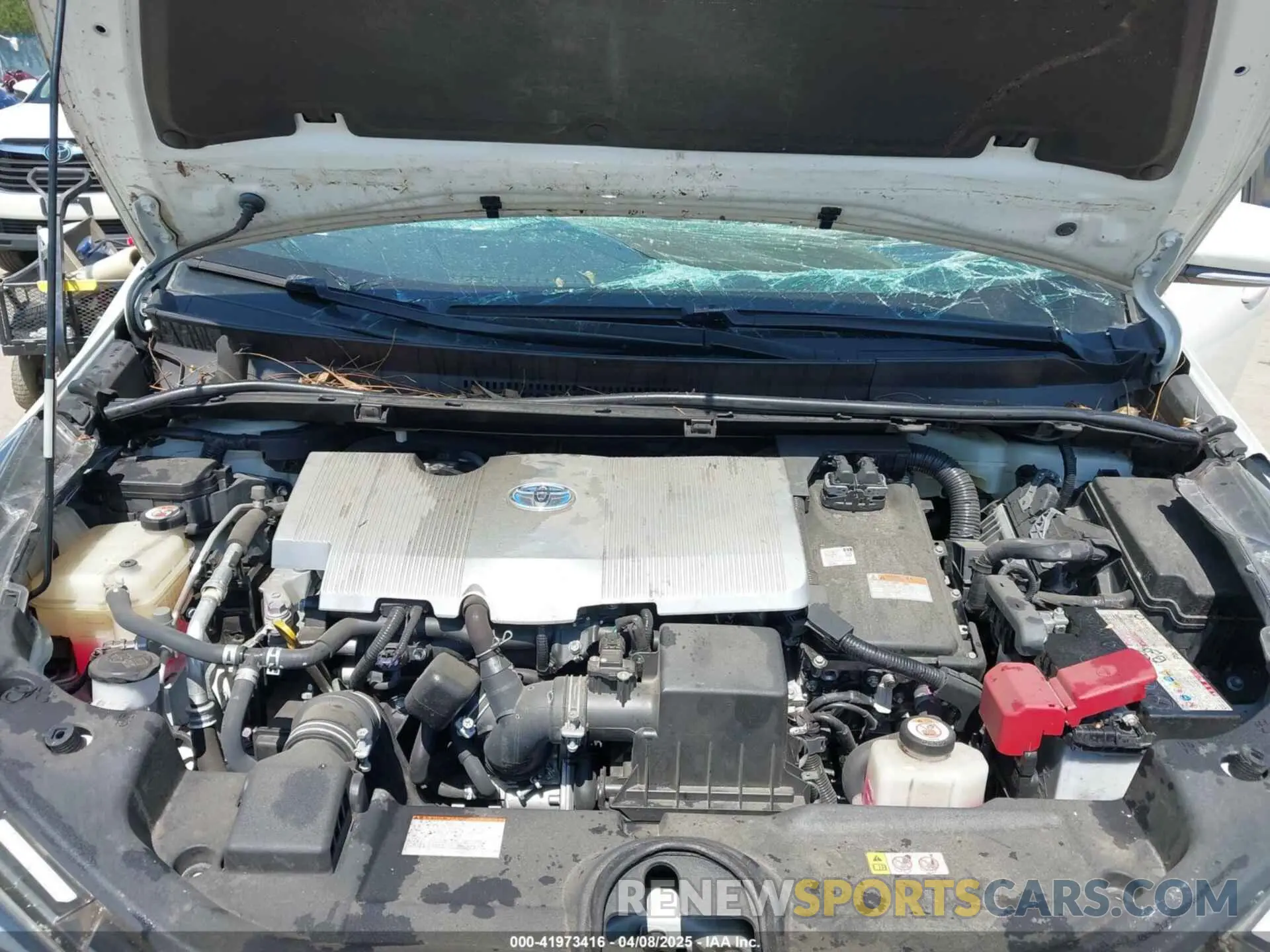 10 fotografías del automóvil dañado JTDKARFU3L3107048 TOYOTA PRIUS 2020